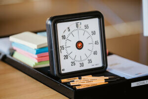 Time Timer und Moderations-Material