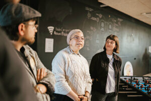Vorstellungsrunde beim Innovation Camp "Creative Care"